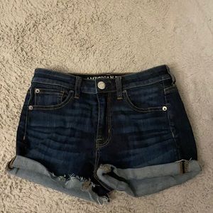 Dark wash American Eagle Super Stretch Jean short
